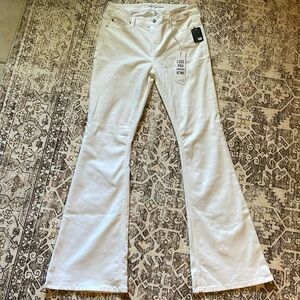 Celebrity pink white flares size 9/29